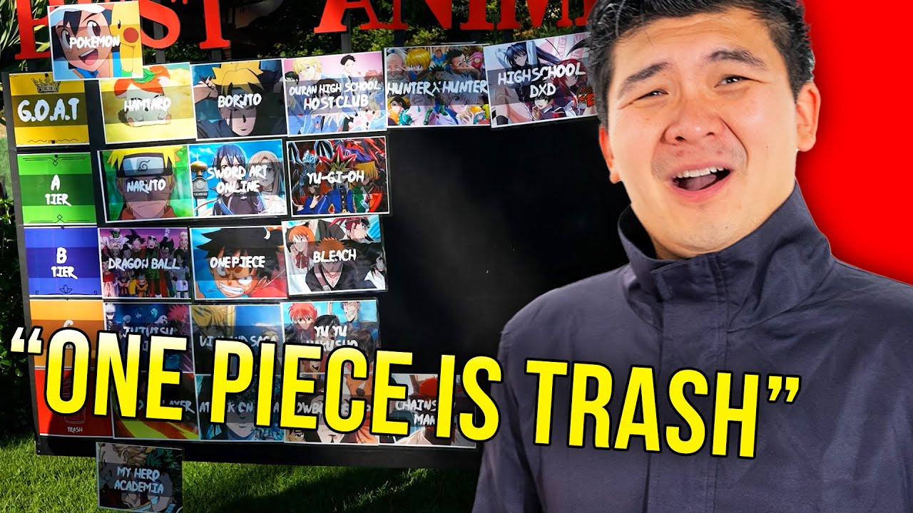 Asking 100 Weebs to Rank the BEST Anime!