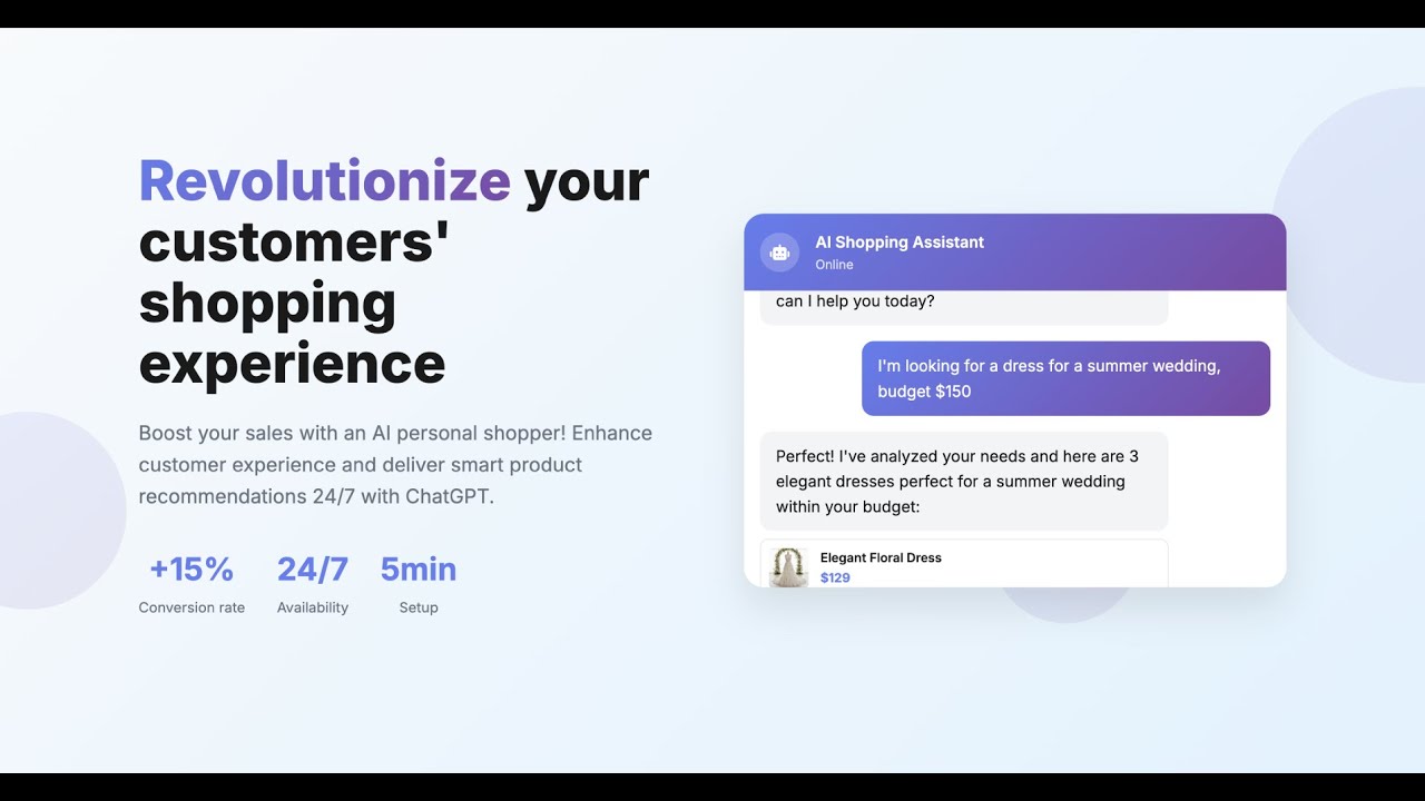 AI Shopping Assistant 1.0.3 - Prestashop demo