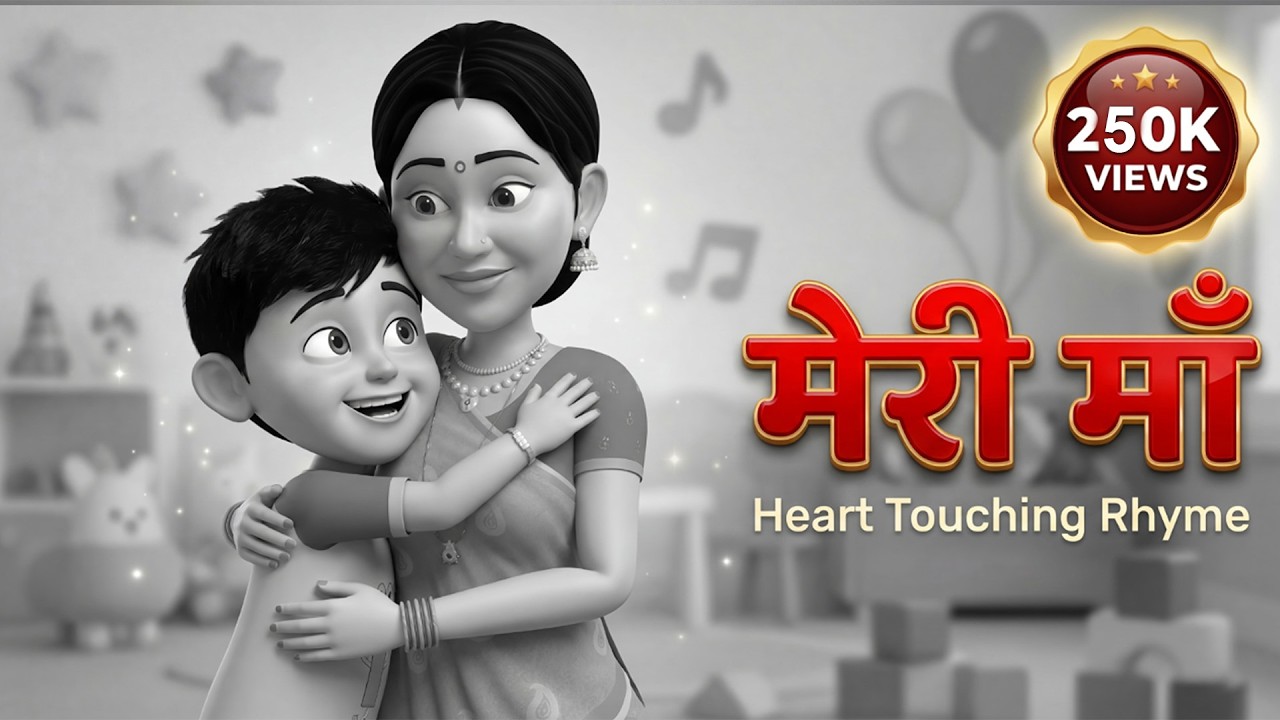 मेरी माँ | Meri Maa Song | Hindi Rhymes 2026 | Emotional Maa Rhyme for Kids | Mother Special Rhyme