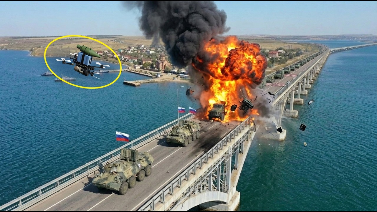 Ukraine Waited for Russia&rsquo;s Military Supply Convoy at the Last Bridge Linking Crimea&mdash;Then Blew It Up