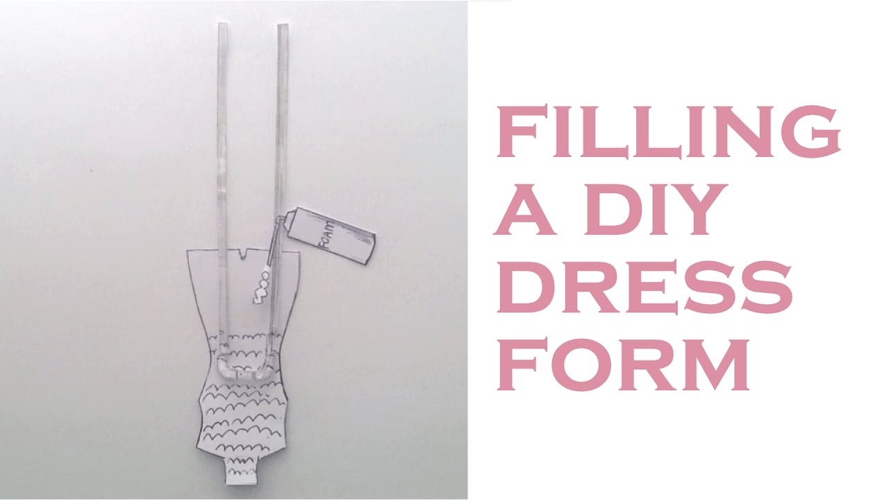 DIY Body Double Dress Form (part 2/4) : filling a plaster & duct tape  dress form mold