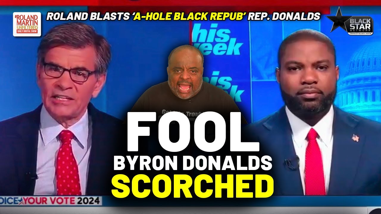 'Consensual Manservant' Byron Donalds HIT By George Stephanopoulos For Harris RACIAL IDENTITY SLUR