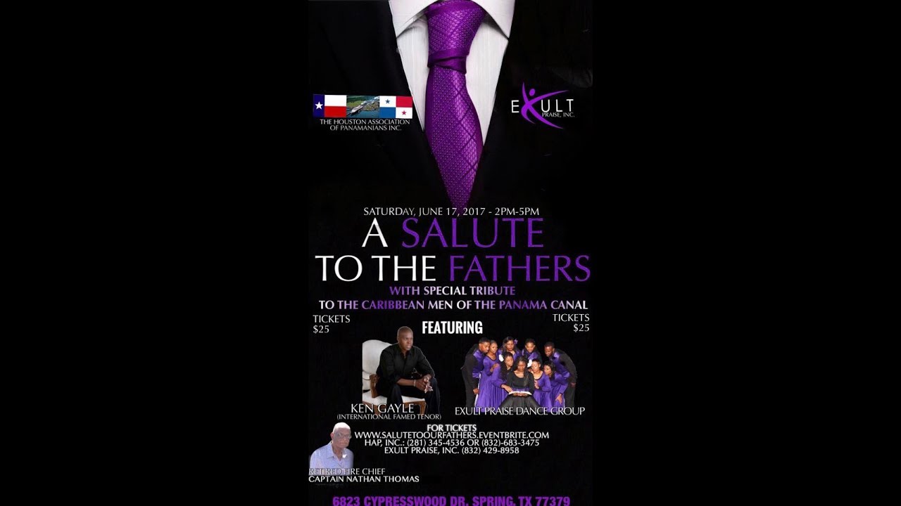 A Salute to Fathers - With Special Tribute to the Caribbean Men of the Panama Canal