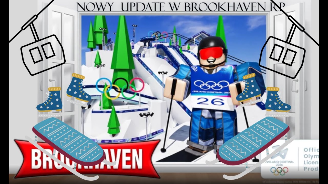 Nowy olimpijski update na Brookhaven w Roblox.