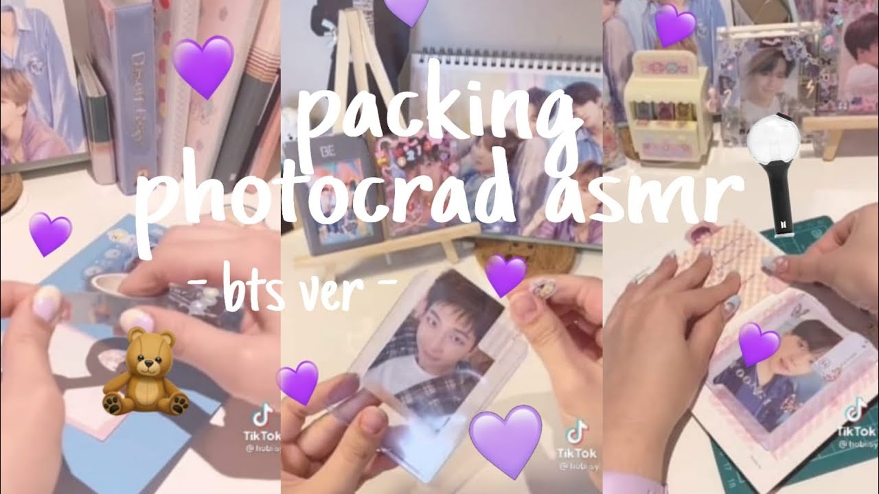 Packing Photocard Bts | Tiktok Videos Compilation | Asmr