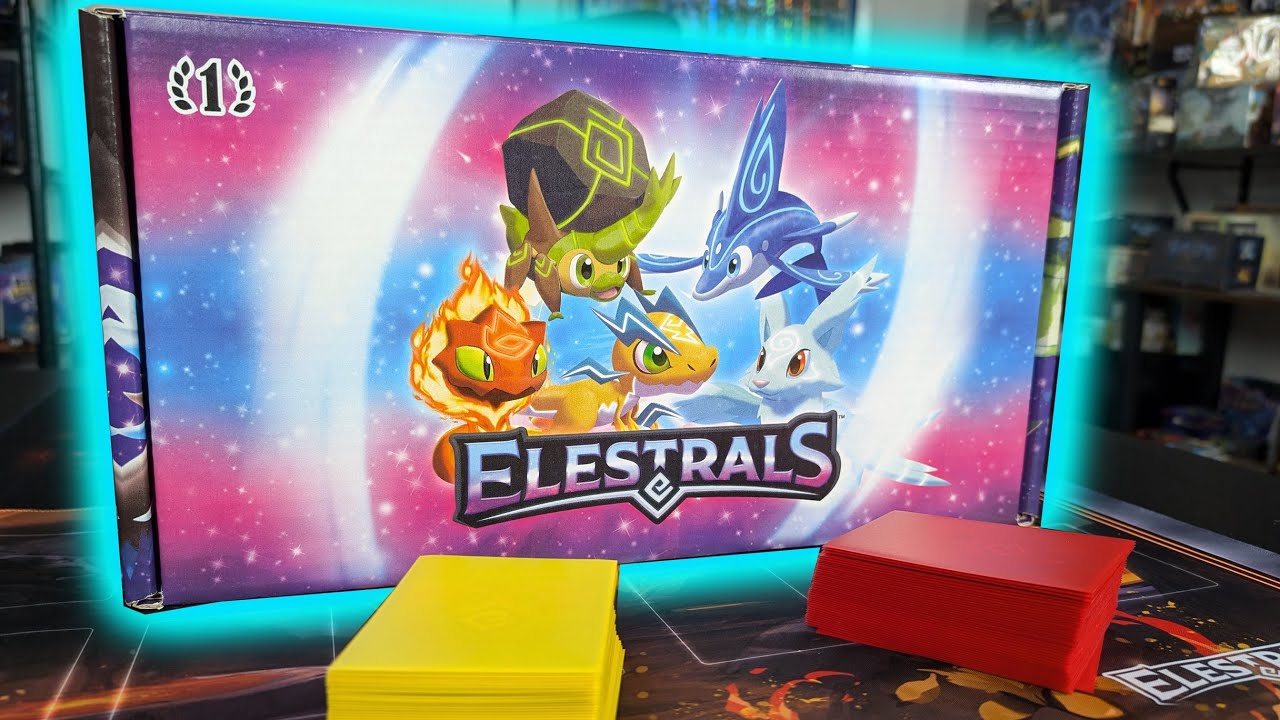Геймплей Elestrals TCG — Half A Box Sealed Match!