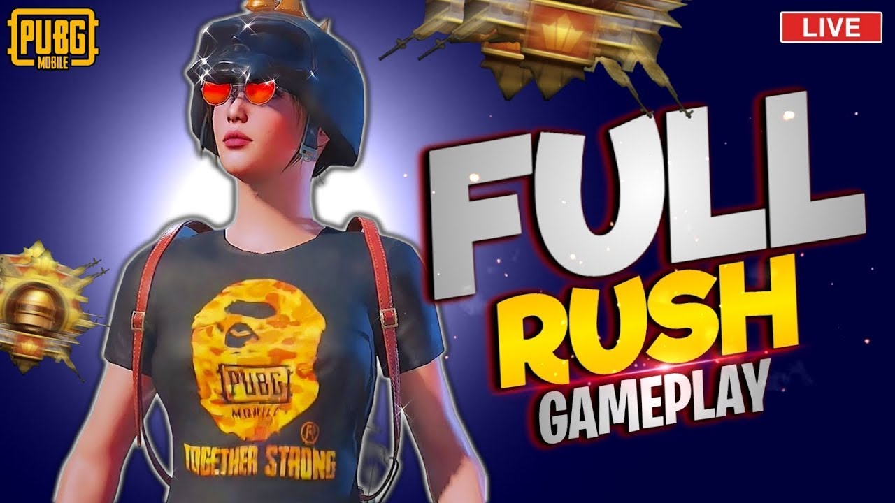 RUSH GAME PLAY // laste week of the end session 4.0 pubg ||DRXwhynotLIVE|| LETS GO