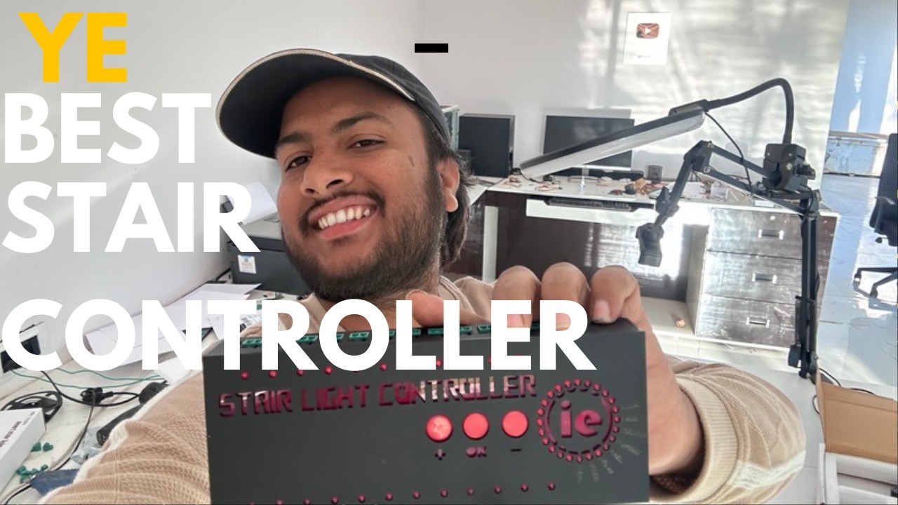 Smart Stair Light Controller for Steps & Railing 💡 | Complete Wiring, Code & Demo