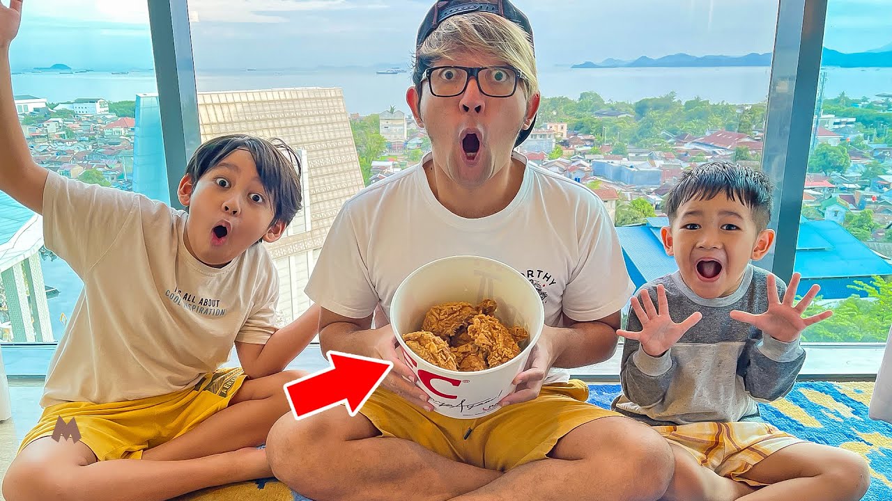 BANG CUPU MIKOCIL DAN MIKACIL 24 JAM MAKAN KFC SEBASKOM‼️