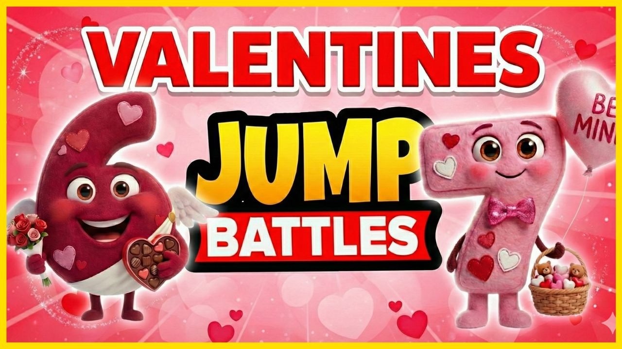 💘 67 Valentines Brain Break 💘 Jump Battle 💘 Brain Breaks 