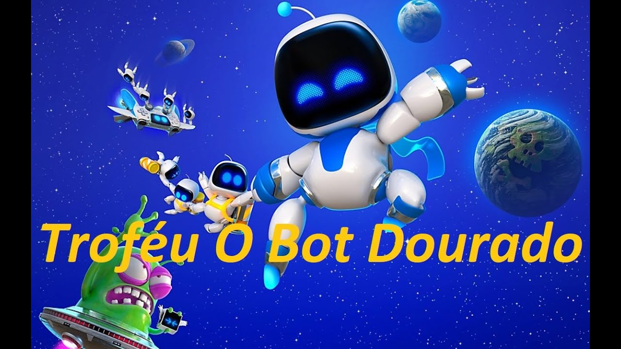 Astro Bot Troféu O Bot Dourado / Trophy The Golden Bot