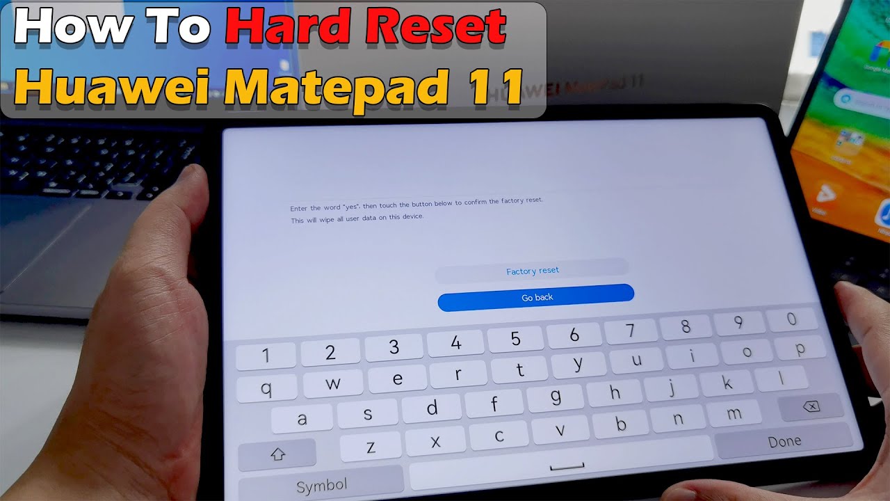 How To Hard Reset Huawei Matepad 11