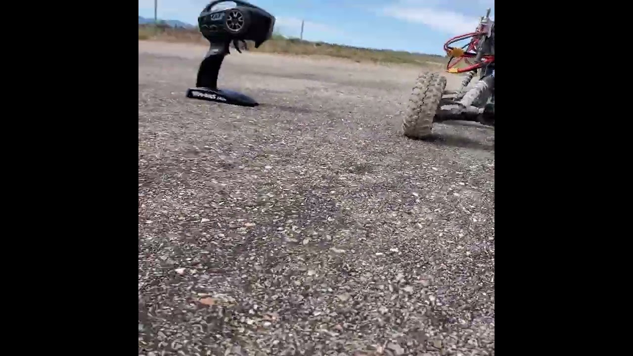 homemade EDF Jet powered RC car - First Start
