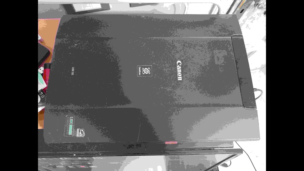 Scan large page طريقة مسح الاوراق الكبيرة بالسكانر