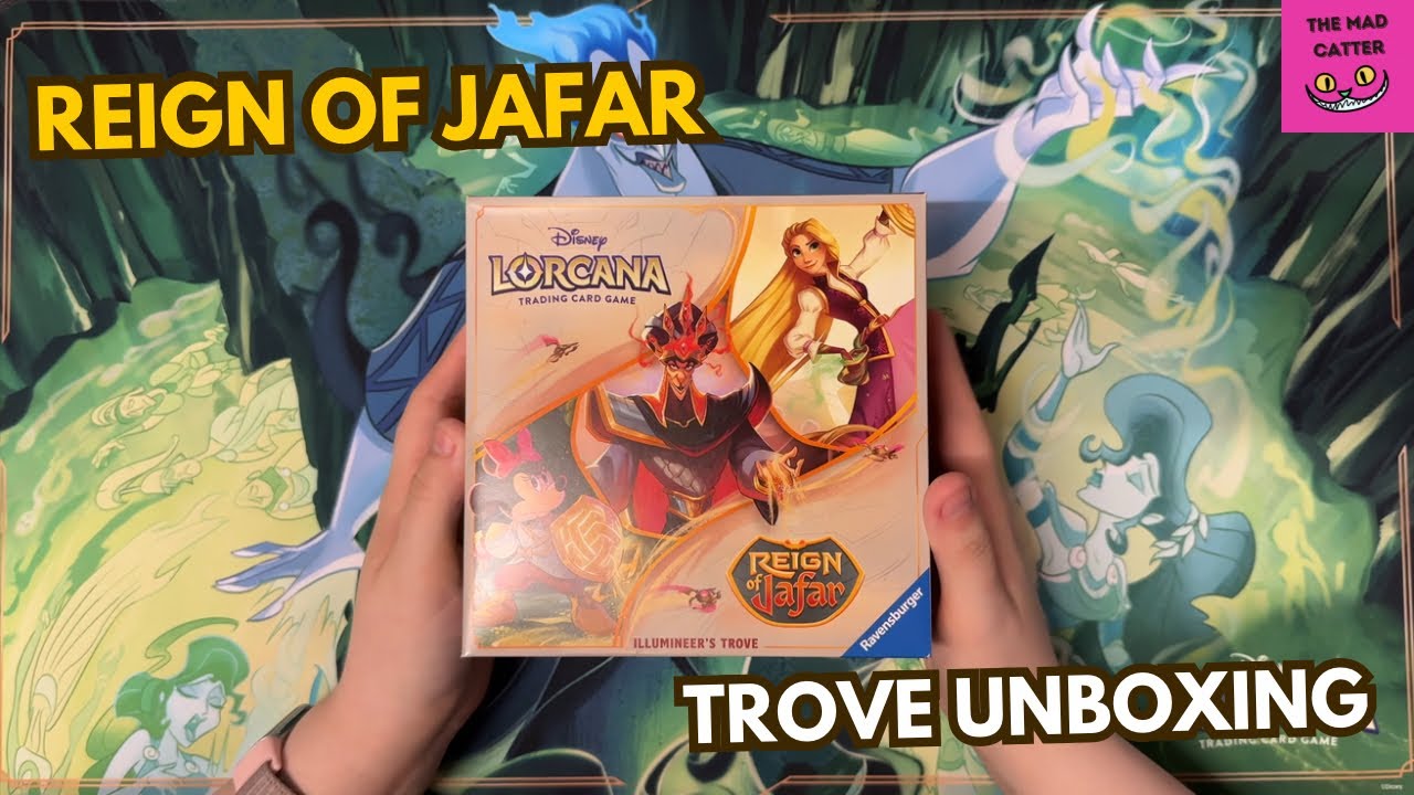 Unboxing the Disney Lorcana Reign of Jafar Illuminer's Trove (at my LGS)