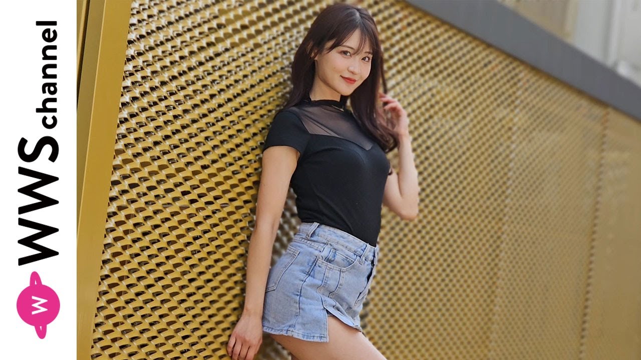 【ZENT2023】佐々木美乃里が美脚あらわなミニスカ風ショーパンで登場！日本レースクイーン大賞新人部門グランプリへ向けて語る。