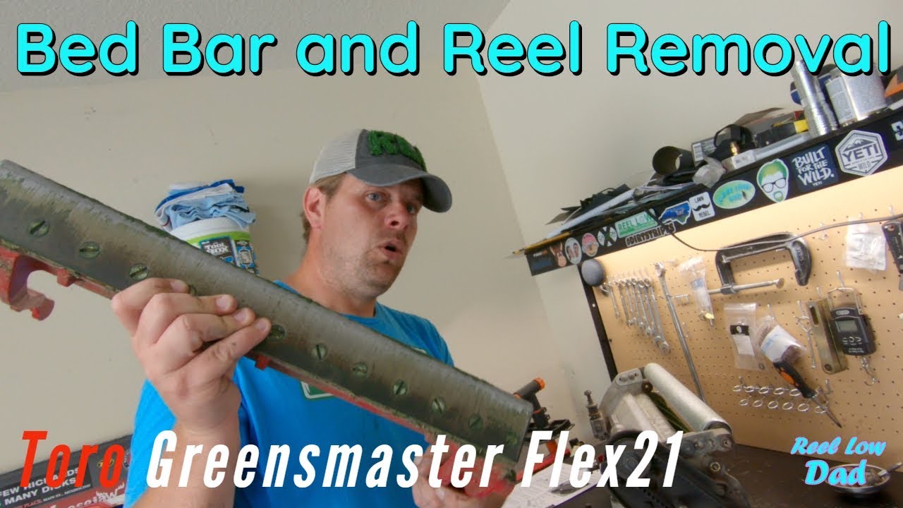 Toro Greensmaster Flex21 | Снятие рамы и катушки