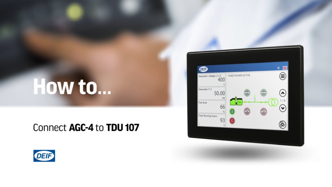 How to connect AGC-4 to TDU 107