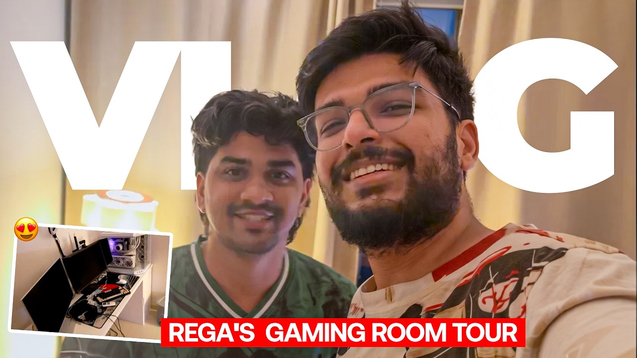 Went to Rega's House & Gaming Room Tour - Vlog