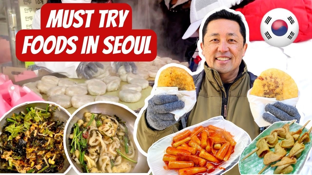 Top Korean Street Food I Recommend You Try! 🇰🇷 Namdaemun Market Seoul Korea