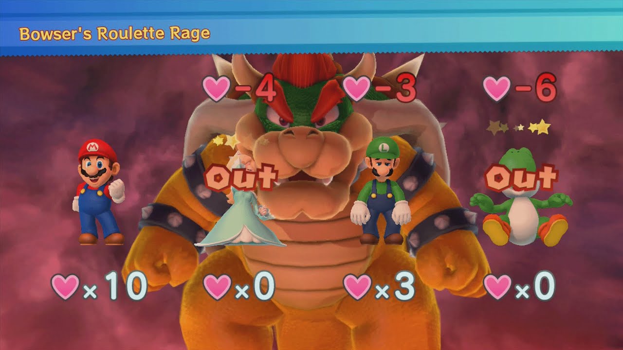 Mario Party 10 - Mario vs Rosalina vs Luigi vs Yoshi vs Bowser - Chaos Castle