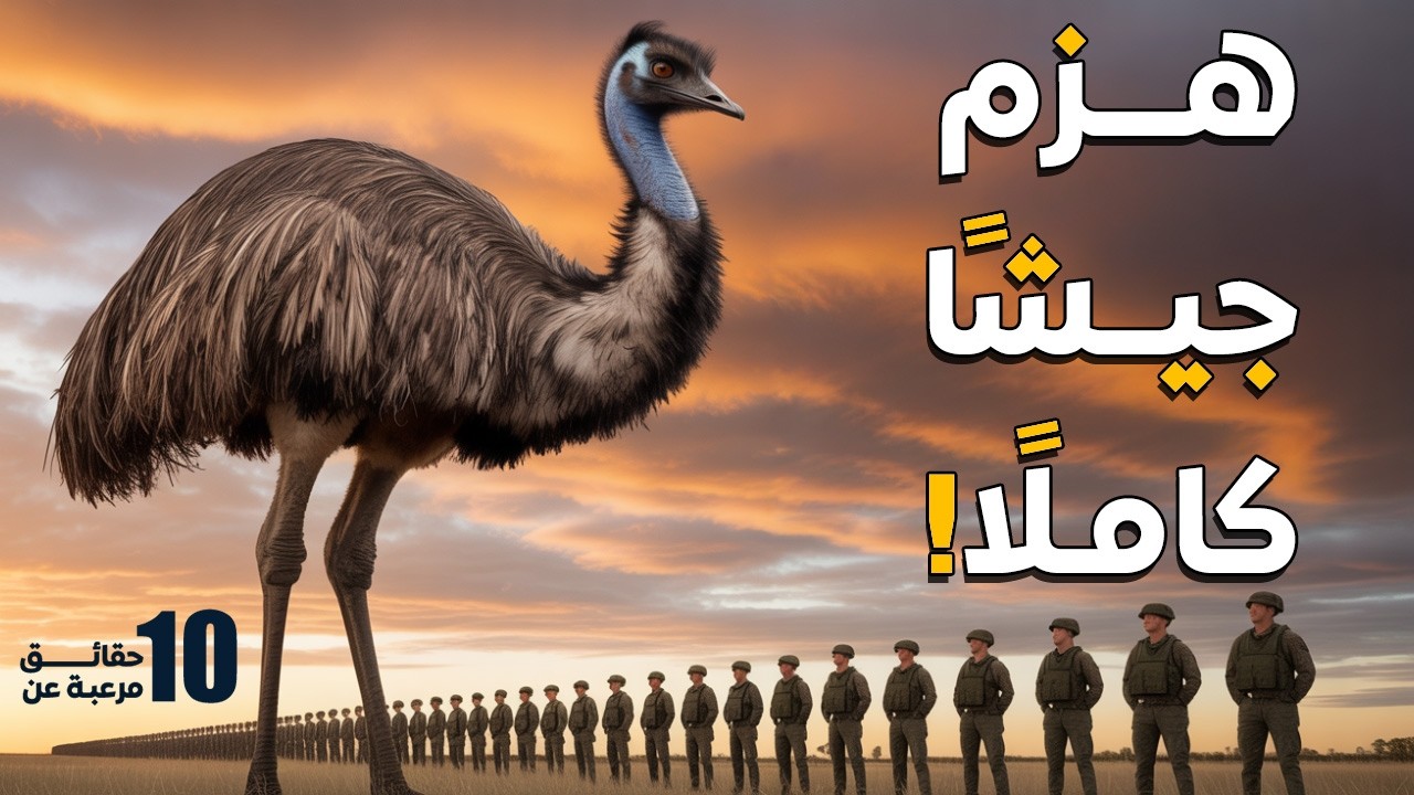الإيمو… الطائر الذي هزم جيشًا كاملًا! حقائق لا تُصدق
