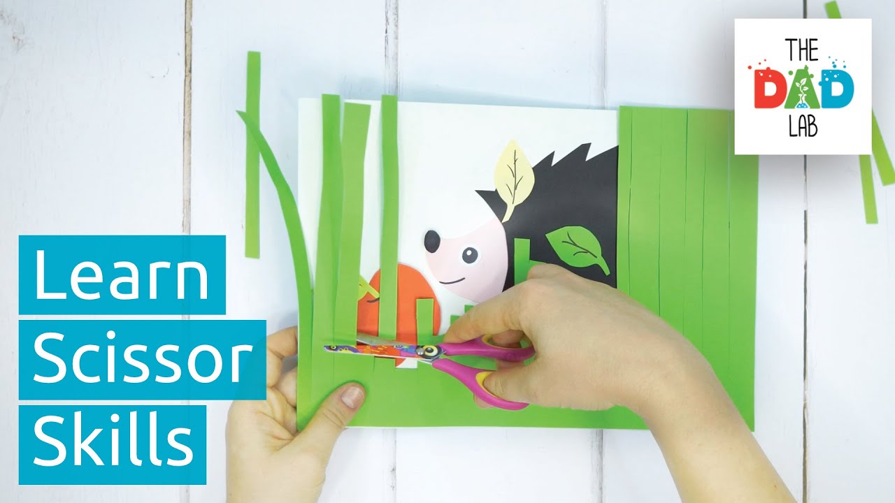 CUT THE GRASS | SCISSOR SKILL ACTIVITY
