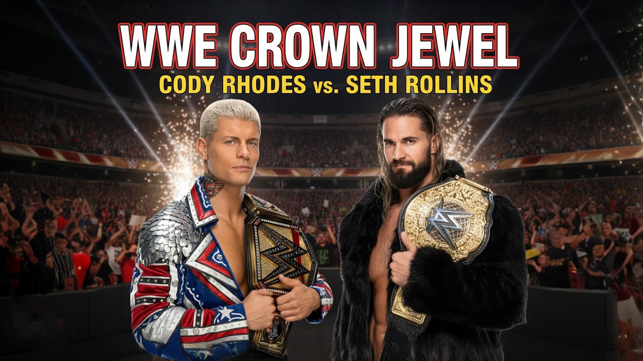 Cody Rhodes vs. Seth Rollins - WWE Crown Jewel Championship Match 2025 : WWE 2K25