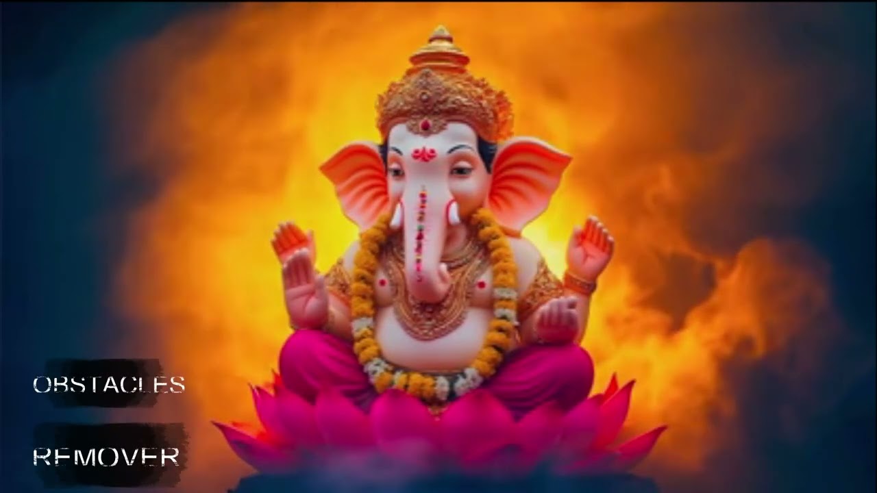 Powerful Lord Ganesha Mantra : Om Gam Ganapataye Namah #astrology #music #song #mantra