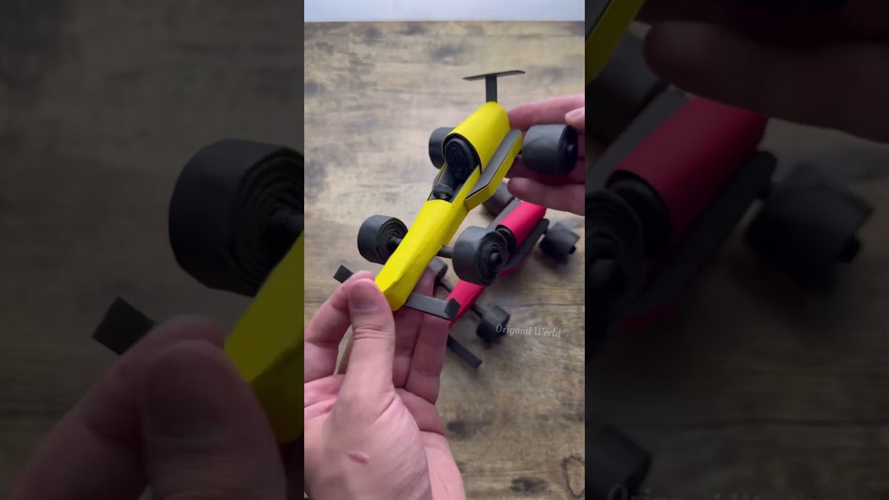 DIY PAPER FORMULA 1 ORIGAMI WORLD TUTORIAL | HOW TO MAKE A RACING CAR FROM PAPER STEP BY STEP