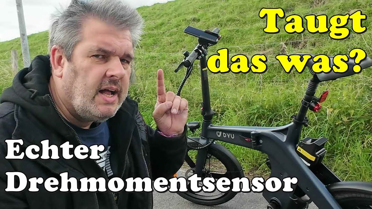 Für 799€ ein echter Drehmomentsensor? Was taugt das DYU T1 Faltrad Pedelec wirklich?