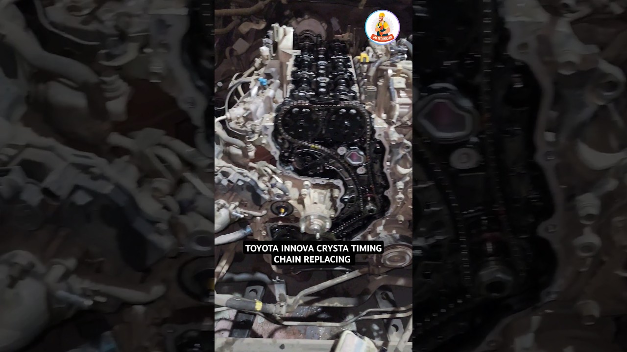 TOYOTA INNOVA CRYSTA TIMING CHAIN REPLACING #toyota #innovacrysta #timing