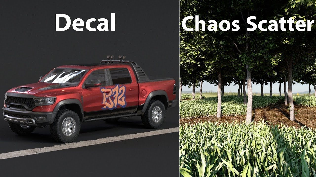 Decals with Chaos Scatter & Corona Render (Cinema 4D S26 Tutorial)