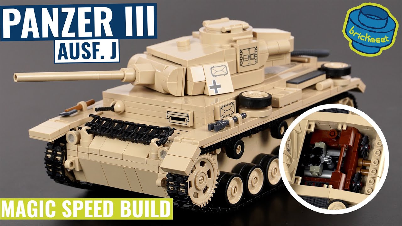 2in1 Panzer III Ausf. J - Great Details - COBI 2562 (Speed Build Review)