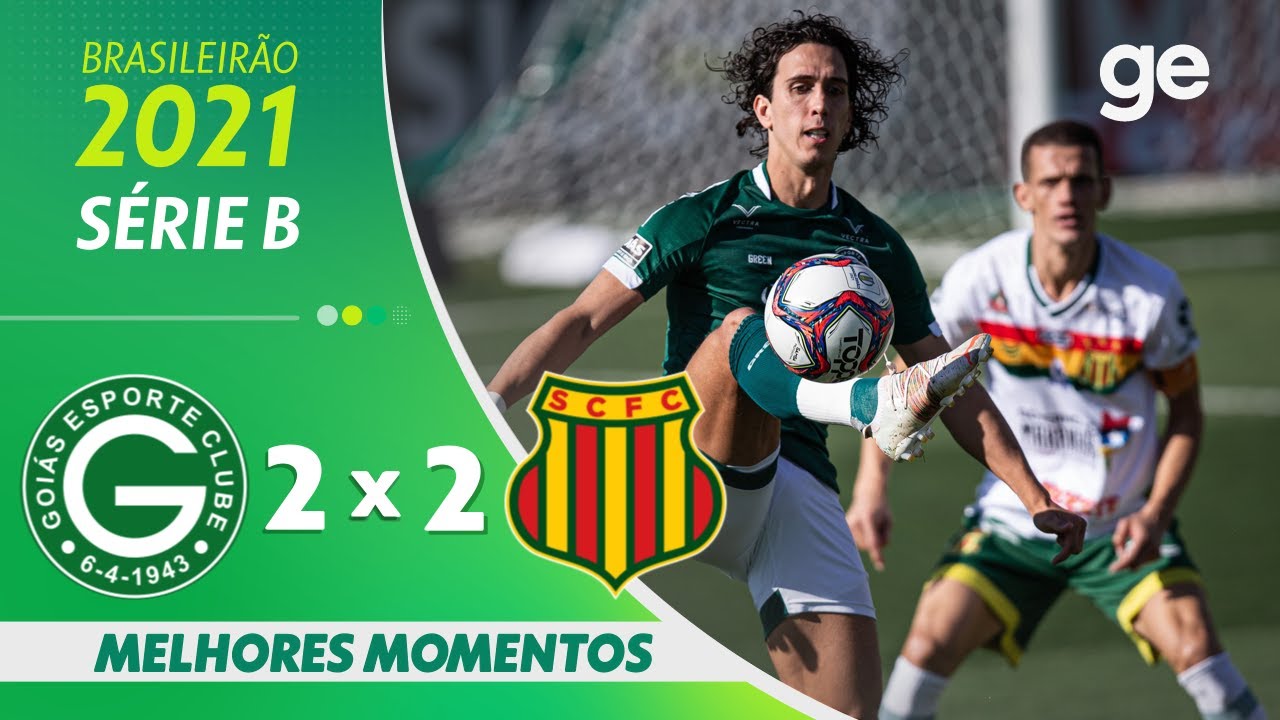 GOIÁS 2 X 2 SAMPAIO CORRÊA | MELHORES MOMENTOS | 20ª RODADA BRASILEIRÃO SÉRIE B 2021 | ge.globo