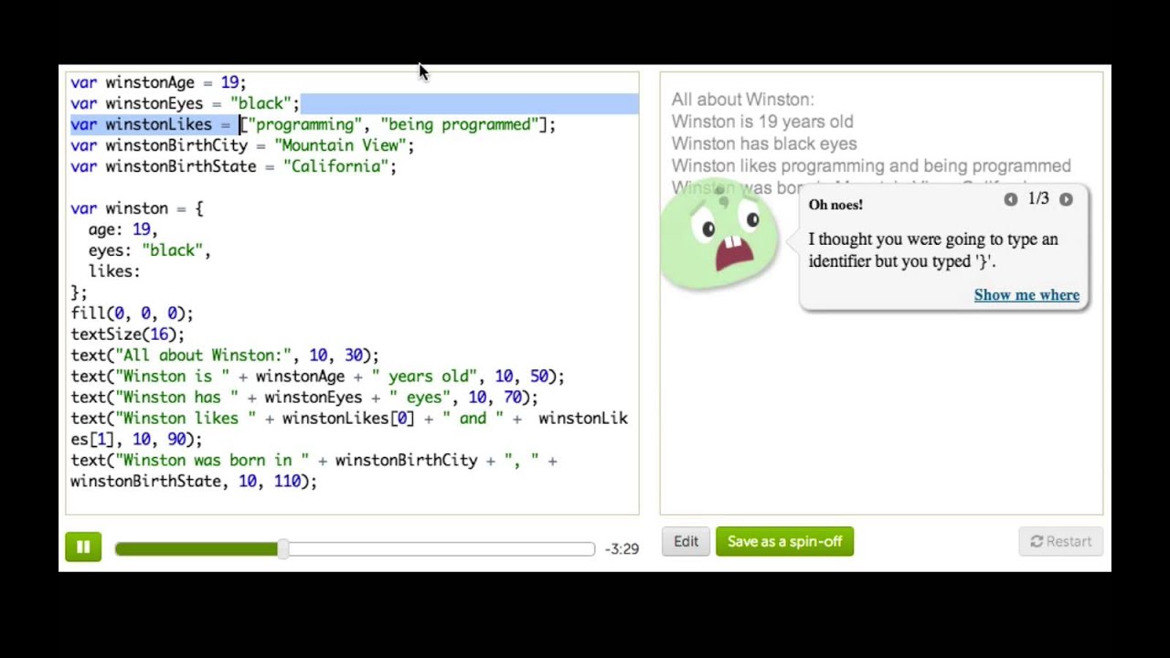 Intro to Objects | Computer Programming | Khan Academy