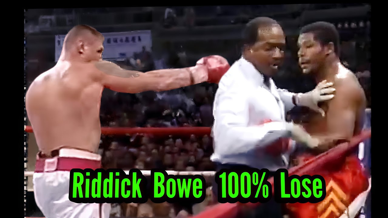 STRONGEST ENEMY ' Riddick Bowe ( ended in disqualification )