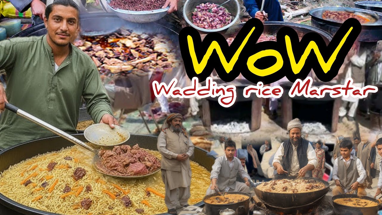 Traditional Afghan Wedding Feast – A Celebration of Flavor and Hospitalityافغاني واده آشپزی