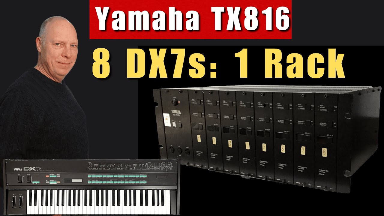 Yamaha TX816 Review – 8 DX7 Synths in One Rack Monster!