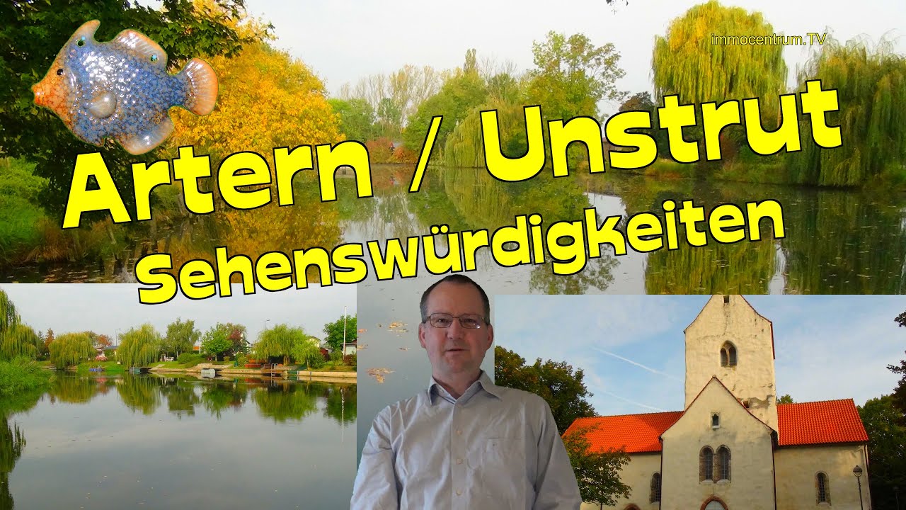 Artern/Unstrut🐟🐬Romantische Kleinstadt🌅Thüringen-Kyffhäuserkreis*Video*Sehenswürdigkeiten*Rundgang