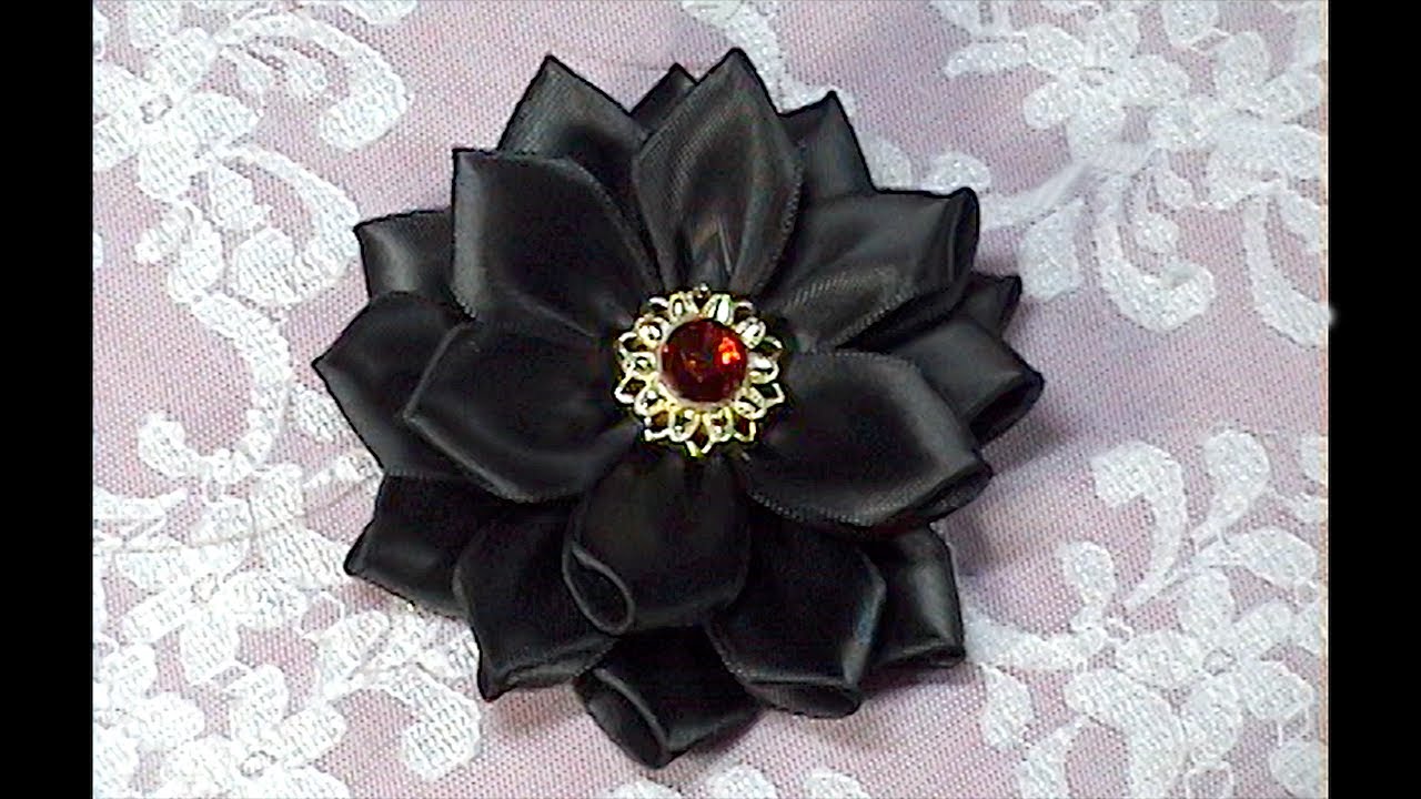 DIY, How To Make Kanzashi Flower, How to do, Tutorial, DIY