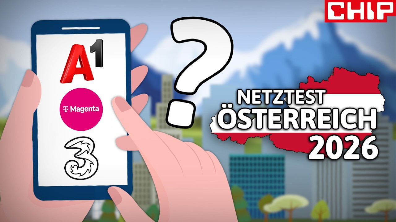 CHIP-Netztest Österreich 2026: So gut sind A1, Magenta & Drei | CHIP