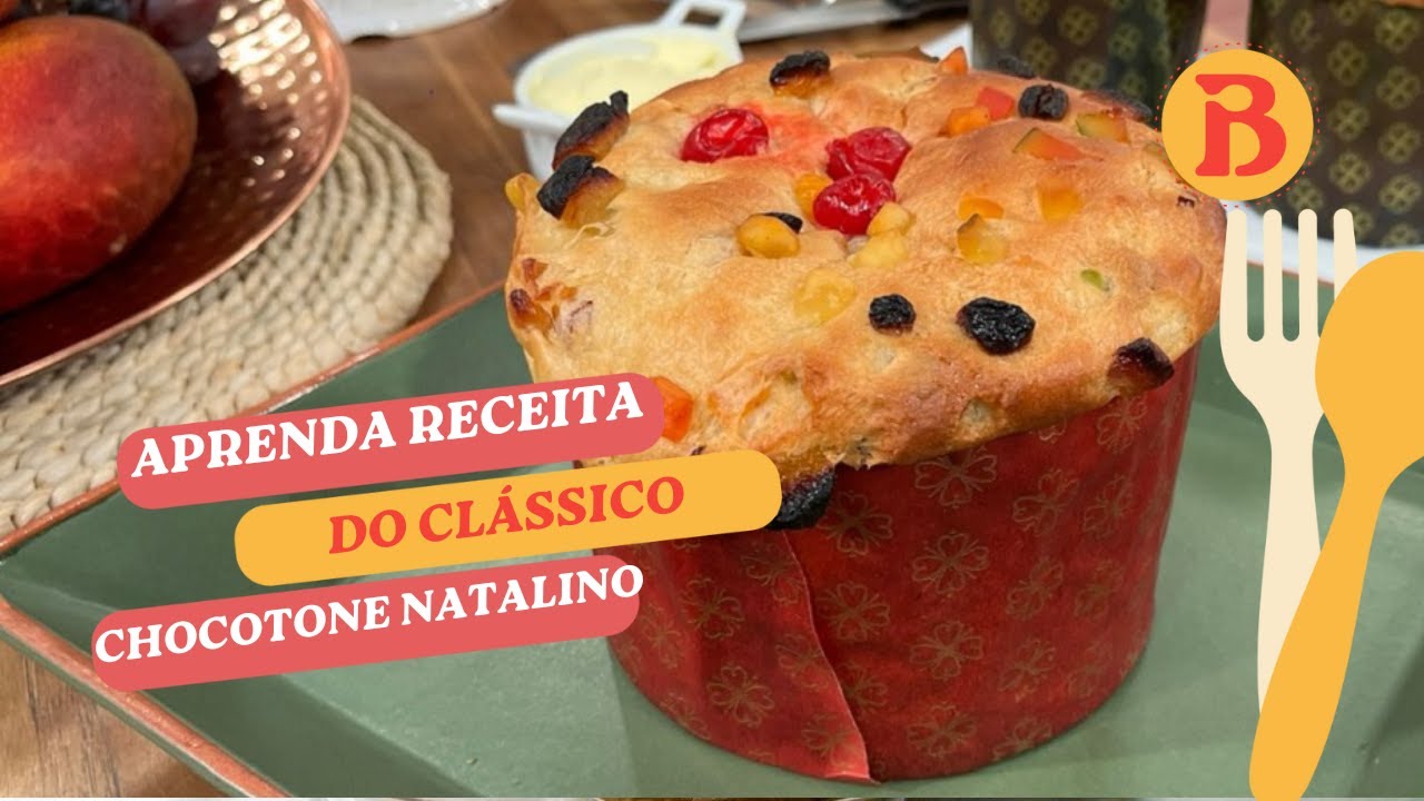 Panetone de chocolate é feito no liquidificador: veja receita da Dona Dirce