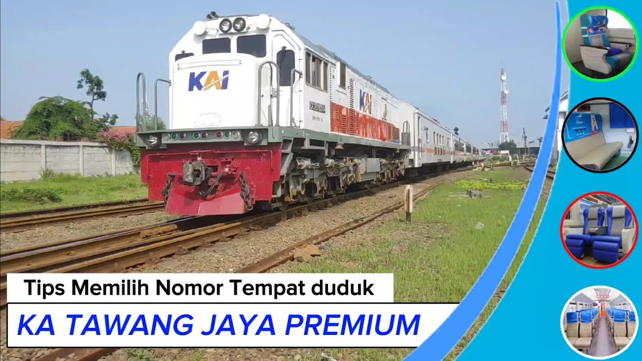 Tips memilih nomor ekonomi premium tempat duduk pada KA Tawang Jaya Premium