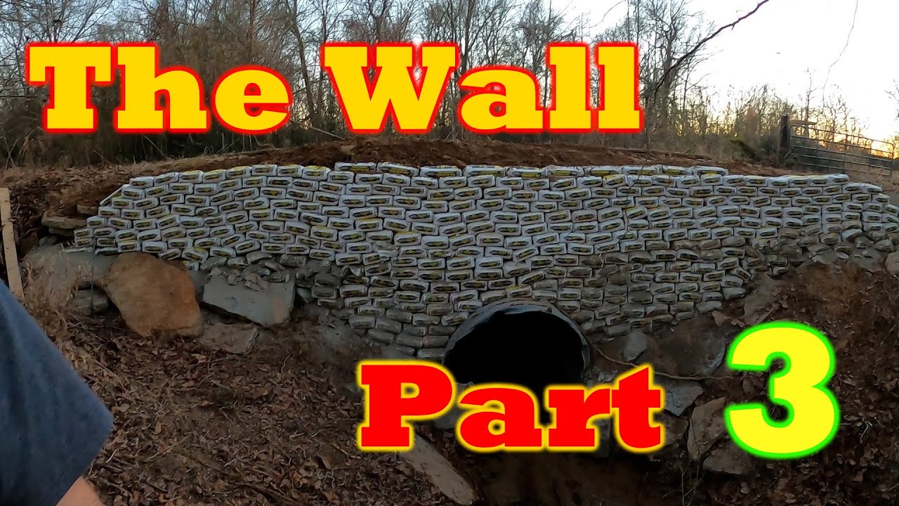 The Wall - Part 3 - Still standing after several days of rain.