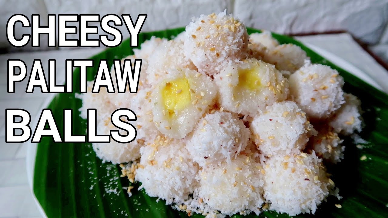 Cheesy Palitaw Balls Recipe | How to Make Cheesy Palitaw | Palitaw with Cheese