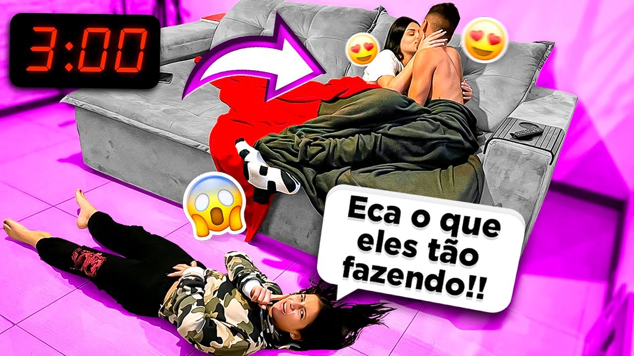ESPIONEI MEU IRMÃO COM A CRUSH DE MADRUGADA E FIQUEI CHOCADA COM OQUE VI...