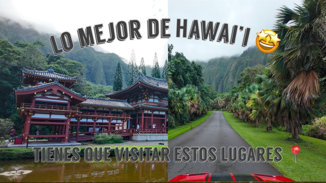 VISITAMOS HO’OMALUHIA BOTANICAL GARDEN & BYODO-IN TEMPLE vlog grabado con OSMO POCKET 3