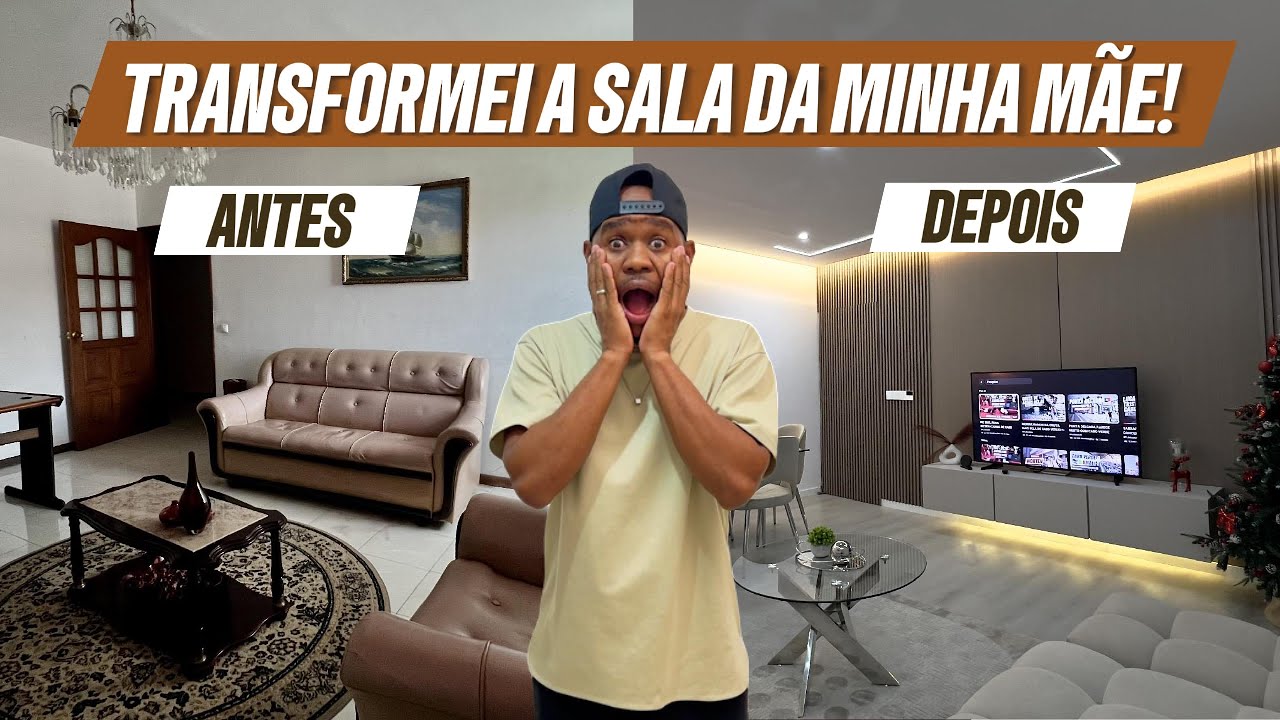 MINHA MÃE NÃO ACREDITOU NA TRANSFORMAÇÃO DA SALA!