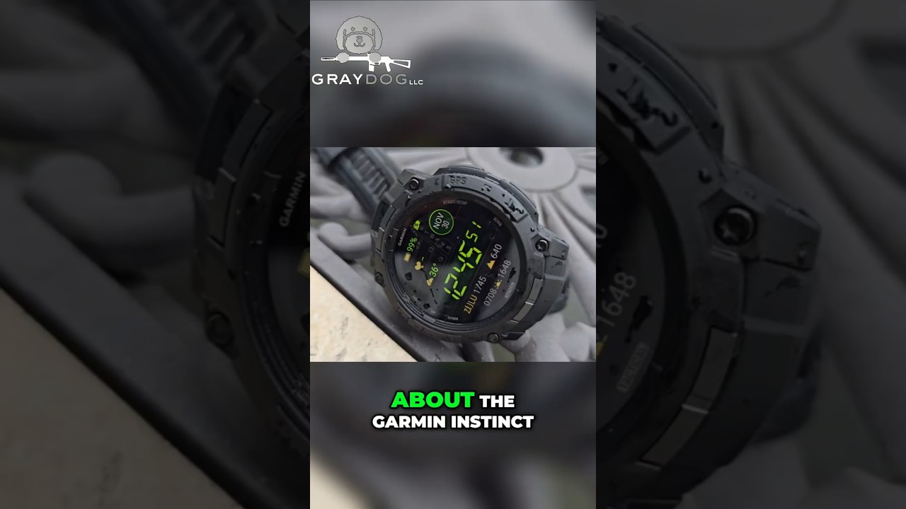 Garmin Instinct 3 Tactical AMOLED: покупать или нет?